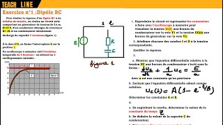 Extrait live  Dipôle RC correction exercice [upl. by Ahsieat]