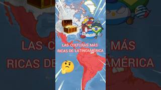 LAS CULTURAS MÁS RICAS DE LATINOAMÉRICA countryballs paises mapa historia curiosidades [upl. by Nalda652]