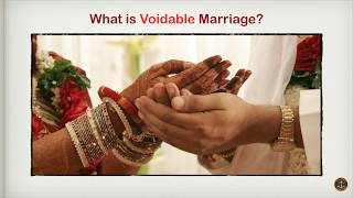 What is Voidable Marriage [upl. by Aerda]