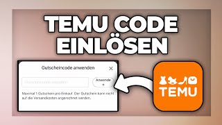 Temu Code eingeben amp Rabattcode einlösen  Tutorial [upl. by Guerin101]