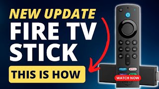 FIRESTICK UPDATE NOW AVAILABLE THIS IS HOW TO UPDATE [upl. by Yekcir]