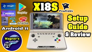 Powkiddy X18S Review amp Setup Guide  Game Play an Impressive Device [upl. by Shult268]