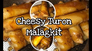 CHEESY TURON MALAGKITEASY RECIPE4 Easy steps [upl. by Aleakcim]