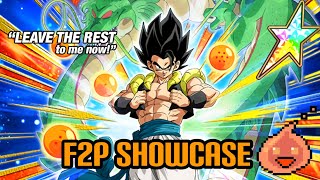 GREAT 👍  100 F2P EZA PHY Gogeta Lvl 10 Links F2P Showcase  DBZ Dokkan Battle vtuber [upl. by Annat]