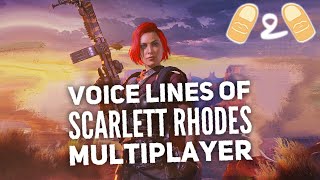 Call of Duty CODM COD Mobile Voice Lines of Scarlett Rhodes Multiplayer MP UHD 4K [upl. by Eluk532]