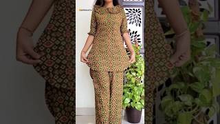 Round collar cotton kurti cutting and stitching Full video on my channel viralshort kurti [upl. by Yasibit]