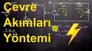 Elektrik Elektronik Mühendisliğine Giriş Ders 19Çevre Akımları Yöntemi Mesh Current Method [upl. by Melvina467]