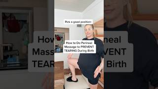 How to do perineal massage to prevent tearing during delivery pregnancytips [upl. by Hgielak]