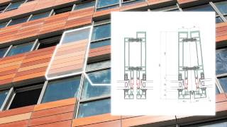 Elegance 72 aluminium unitised curtain wall system [upl. by Ira]