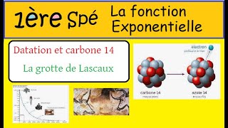 Premiere Spé maths et Term exponentielle Demivie du carbone 14  radioactivité et logarithme [upl. by Gyasi]