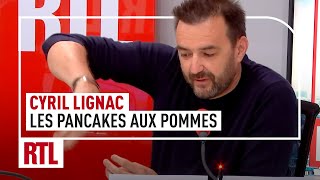 Cyril Lignac  pancakes aux pommes [upl. by Enoved]