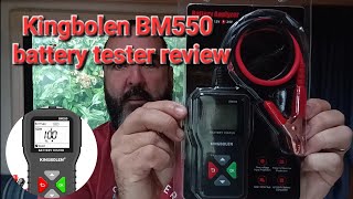 Kingbolen BM550 battery tester review [upl. by Nyrrad312]