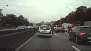 Paris Highway System les Autoroutes de Paris  Timelapse [upl. by Rodmun520]