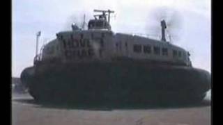 Hovercraft arriving at Dover [upl. by Aerahs]