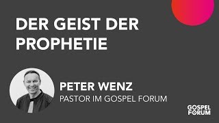 Der Geist der Prophetie  Peter Wenz  05052019 [upl. by Amorette]