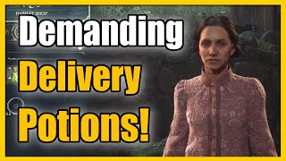 Complete A Demanding Delivery in Hogwarts Legacy Get Invisibility Potion Tutorial [upl. by Pussej692]