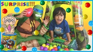 SURPRISE TOYS Challenge in Ball Pit with Ryan ToysReview [upl. by Berriman]