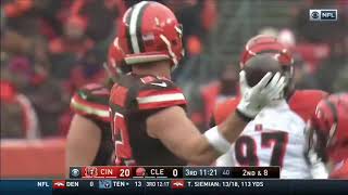 Bengals Browns Week 14 2016 Highlights [upl. by Suoirtemed309]