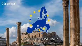 Anthem of Europe quotOde to Joyquot Latin Version [upl. by Gnav]