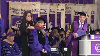 Taylor Swift given NYU honorary degree [upl. by Tompkins]