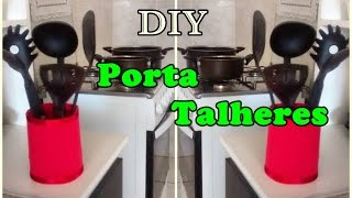 🍴Como fazer porta talheres de garrafa pet [upl. by Eelrahs667]