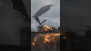 Daenerys Targaryen Attacks And Destroys Kings Landing🔥🐉🐲 gameofthrones [upl. by Yerag772]