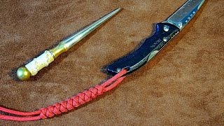 Paracord Snake Knot Knife Lanyard  Simple Easy to Tie Knife Lanyard Tutorial 🛠 [upl. by Hudson801]