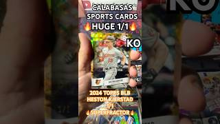 2024 TOPPS Heston Kjerstad SuperFractor 11 topps toppschrome fanatics whatnot bowman oneofone [upl. by Anaib166]