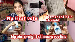 Cetaphil Gentle skin Cleanser review  Anniversary ki planning  hair straight done  vlog video [upl. by Assilram]