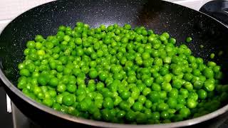 Spicy Green Peas Fry  Instant Starters  Appetizer  Matar Fry  ಫ್ರೈಡ್ ಬಟಾಣಿ  Simple Cooking [upl. by Omrelliug]