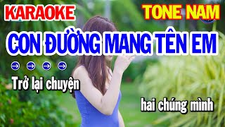 Karaoke Con Đường Mang Tên Em Tone Nam Nhạc Sống Beat Mới Nhất  Ka Ra Ô Kê Nhạc Trữ Tình [upl. by Ientruoc169]