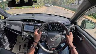 Toyota Fielder Hybrid  POV Drive amp Walkaround  Peach Cars [upl. by Adnuhs]