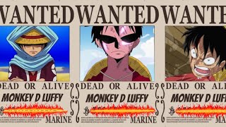 Luffys bounty until the Wano arc in One Piece [upl. by Knut]