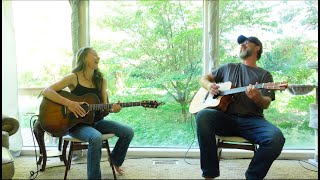 Gm Jam  smooth G minor jam  2 Acoustics  Sadie and Tom [upl. by Anih]