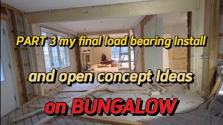 Part 3My final load bearing Install on a Bungalow [upl. by Airdnola]