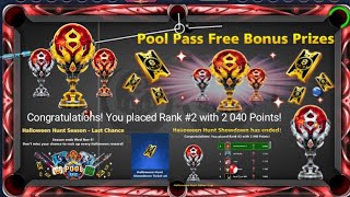 8 Ball Pool Halloween Hunt Showdown SeasonRank 2 With 2040 PointsHalloween Hunt Silver Cupسنوکر [upl. by Ahsenar]