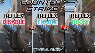 CS2 NVIDIA REFLEX DISABLE vs ENABLE vs ENABLE  BOOST UPDATE 4JAN24 WITH NVIDIA LATENCY ANALYZER [upl. by Boys]