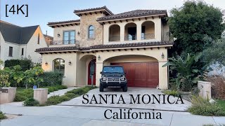 SANTA MONICA California  driving tour 4K [upl. by Anyzratak]