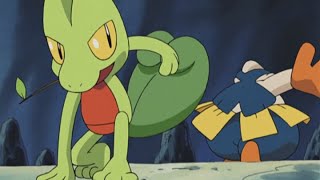 ¡Treecko vs Hariyama  Pokémon Advanced  Clip oficial [upl. by Ecnarepmet]