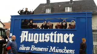 Augustiner Faschingswagen  So muss Party [upl. by Ayhtak]