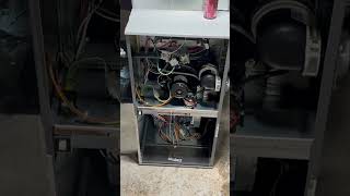 Quick view of a 50yearold furnace removal and replacement ￼ [upl. by Esilram]