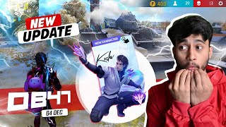 OB47 Update😨 New Gameplay is Here Solo Vs Squad  Free Fire Max [upl. by Aivalf44]