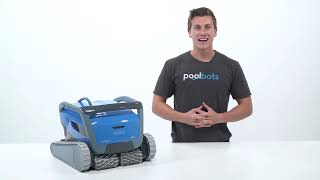 Maytronics Dolphin M600 Robotic Pool Cleaner Review [upl. by Keyser]