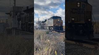 CSX 912 ES44AH Leads CSX I020 At Lake Avenue Blasdell NY 11224 [upl. by Nossaj]