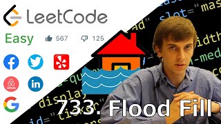 LeetCode 733 Flood Fill Algorithm Explained [upl. by Perseus]