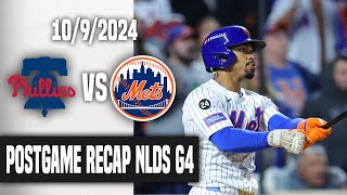 Mets Fan Reaction NLDS Game 4  PHI1 NYM4 THE METS ADVANCE TO THE NLCS [upl. by Leonard]