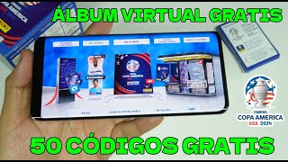 Álbum Virtual Copa América USA 2024 de Panini 50 CÓDIGOS GRATIS para Android [upl. by Galateah]