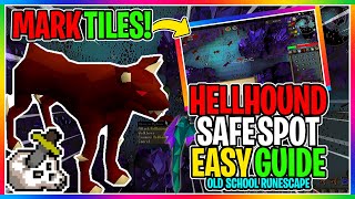 OSRS  How To Safe Spot Hellhounds In The Catacombs Of Kourend   EVERYTHING YOU NEED TO KNOW [upl. by Nylevol]