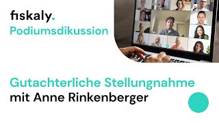 Anne Rinkenberger – Gutachterliche Stellungnahme – Podiumsdiskussion Fiskalisierung – CloudTSE [upl. by Eniamrej]