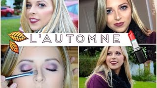 TUTORIEL  simple maquillage dautomne  Premier look [upl. by Alleb]